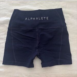 Alphalete Women's Dark Blue Bike Shorts